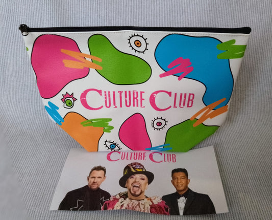 Retro 1980s Boy George - Culture Club Vinyl Make Up Bag