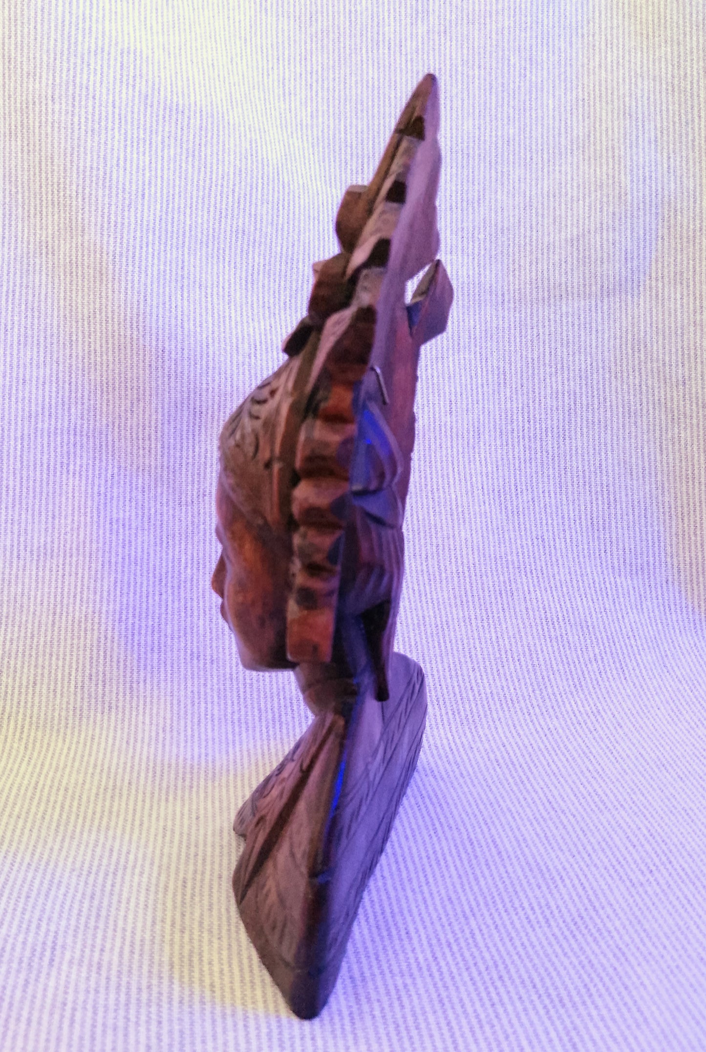 Retro Hand Carved Wooden Indonesian Figurine