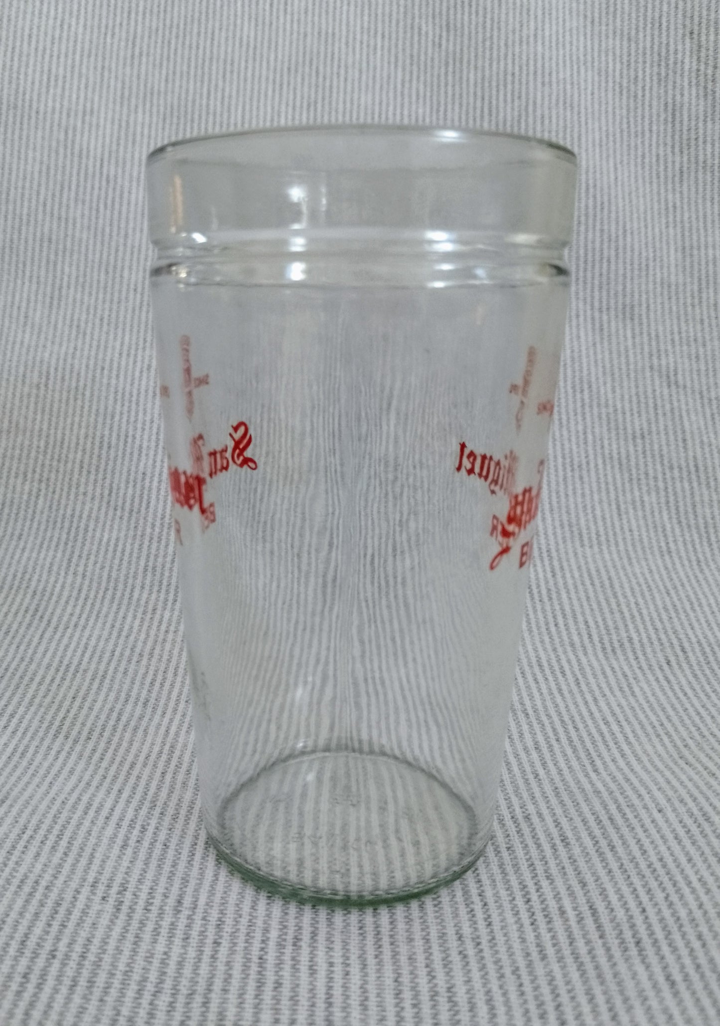 Large Philippines' San Miguel Beer Glass- Four In Stock