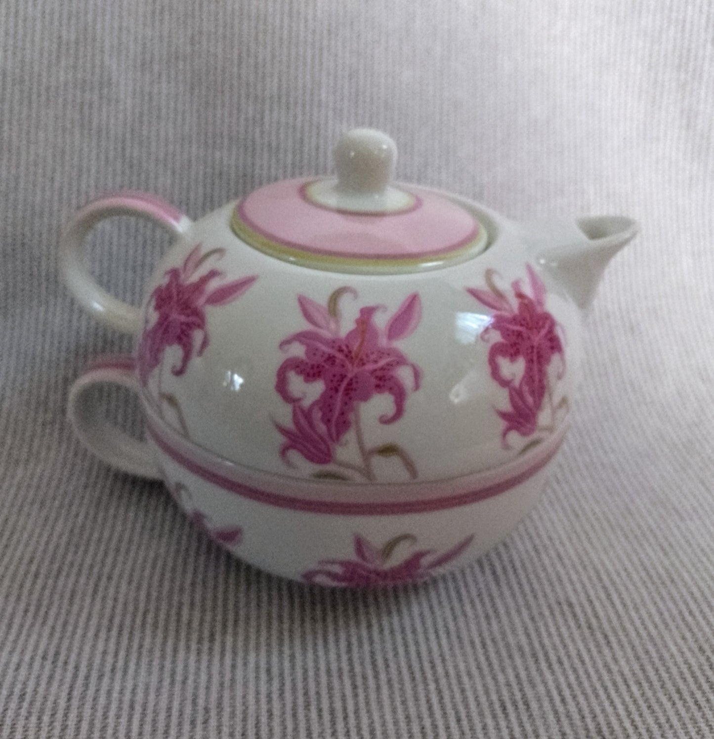 Ceramic Teapot and Cup Set by Pink Lilly