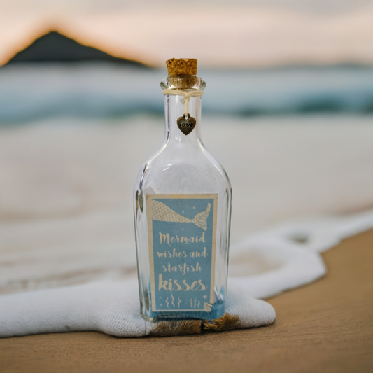 Mermaid Wishes and Starfish Kisses - Message in a Bottle