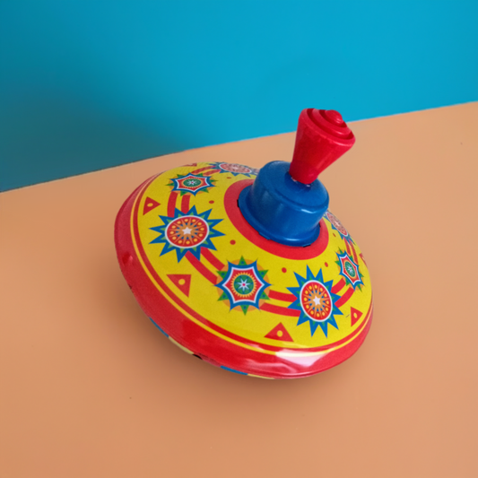 Retro / MCM Colorful Spinning Top Toy by Schylling Rowley