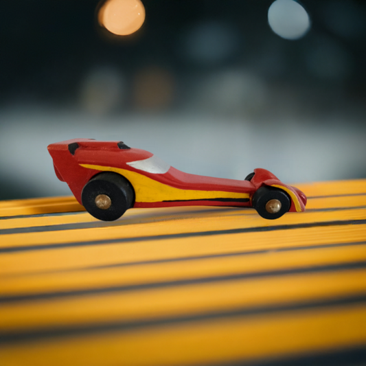 Vintage Handmade Pinewood Derby Car