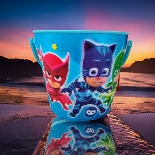 2017 PJ Masks Plastic Bucket by Frog Boy UK