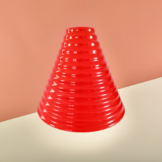 Retro Style Red Metal Light Shade