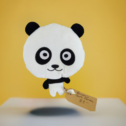 Miniature Plush Panda Toy by Benson's