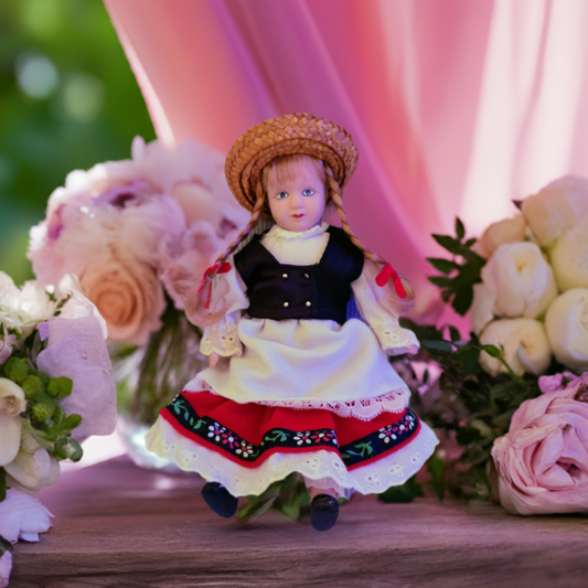 Small Porcelain Doll - Slavic Lady by Dolls of the World